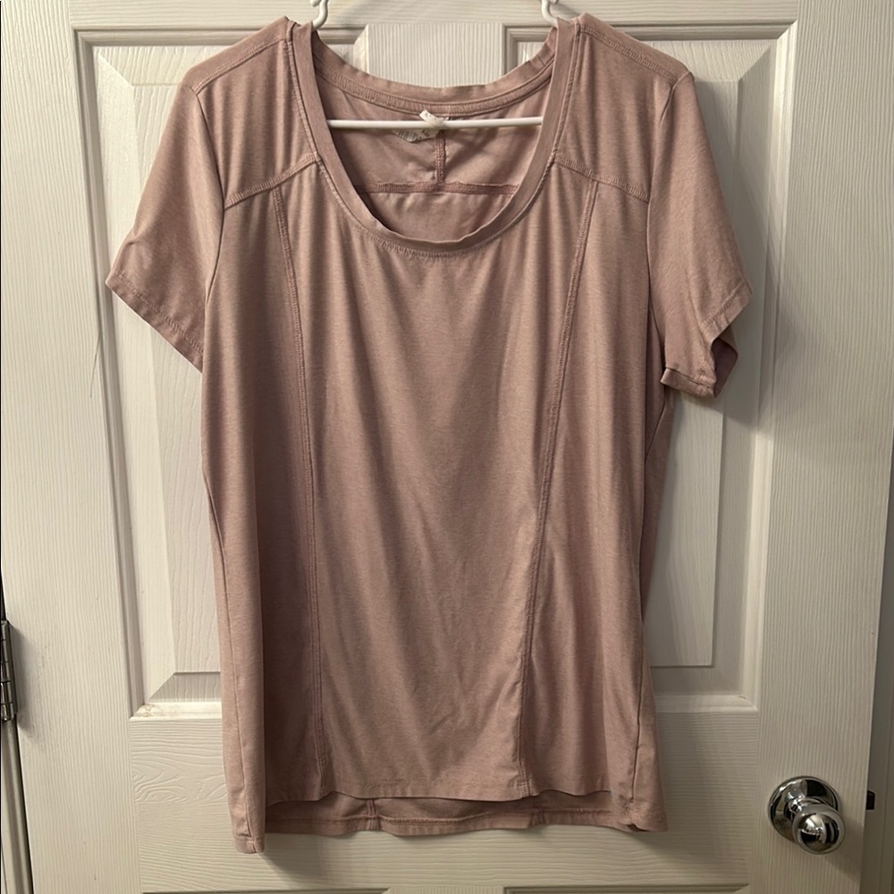 Women's Pink Short Sleeve Top